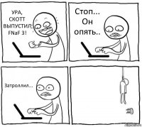 УРА, СКОТТ ВЫПУСТИЛ FNaF 3! Стоп... Он опять.. Затроллил... 