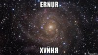 ernur хуйня