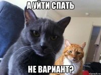 а уйти спать не вариант?