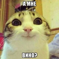 а мне вино?