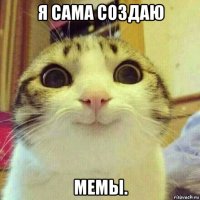 я сама создаю мемы.