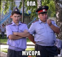 опа мусора