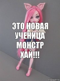 это новая ученица монстр хай!!!