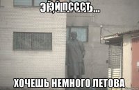 эй пссст хочешь немного летова