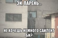  не хочешь немного сайлент би?