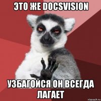 это же docsvision узбагойся он всегда лагает