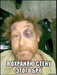  я охраняю стену этого бро