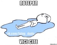 потерял vice cite