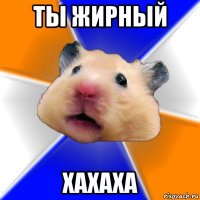 ты жирный хахаха