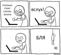 Сколько стоит слиток золота вслух! 100000000000000000000000000000000000000000000000000000000000000000000000000000000000000000000000000000000000000000
доларов БЛЯ