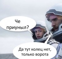 Че приуныл? Да тут колец нет, только ворота