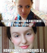 какой операционной системой ты пользуешься? конечно же windows 8.1