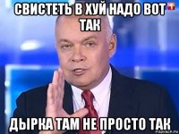 свистеть в хуй надо вот так дырка там не просто так