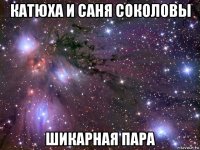 катюха и саня соколовы шикарная пара