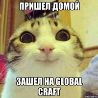 пришел домой зашел на global craft