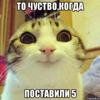 то чуство,когда поставили 5