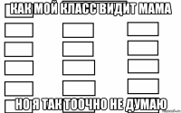 как мой класс видит мама но я так тоочно не думаю