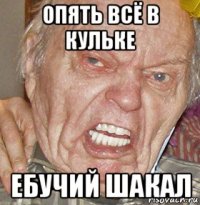 опять всё в кульке ебучий шакал