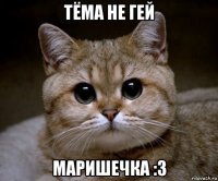 тёма не гей маришечка :3