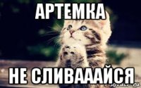 артемка не сливааайся
