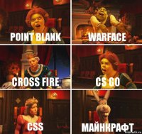 Point blank Warface Cross fire CS GO CSS майнкрафт