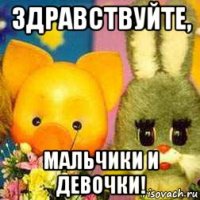 здравствуйте, мальчики и девочки!