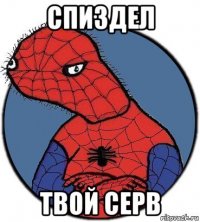 спиздел твой серв