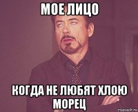 мое лицо когда не любят хлою морец