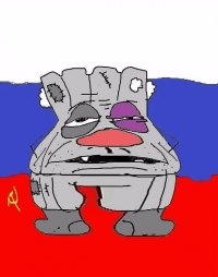 Создать мем Ватник толстый