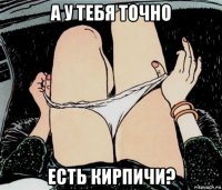 а у тебя точно есть кирпичи?