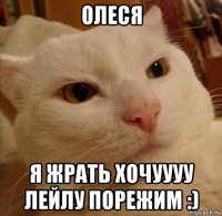 олеся я жрать хочуууу лейлу порежим :)