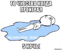 то чувство когда проиграл 5 ночь(