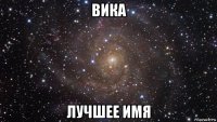 вика лучшее имя