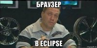 браузер в eclipse