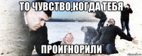 то чувство,когда тебя проигнорили