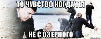 то чувство когда ты не с озерного