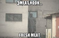 meat hook fresh meat
