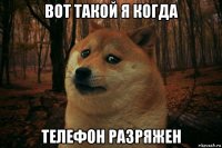 вот такой я когда телефон разряжен