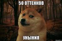 50 оттенков уныния