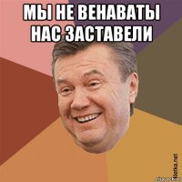мы не венаваты нас заставели 