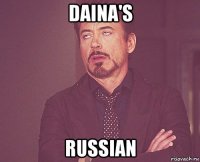 daina's russian