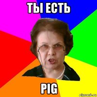 ты есть pig