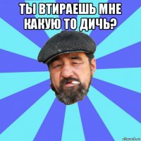 ты втираешь мне какую то дичь? 