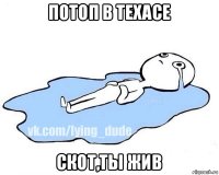 потоп в техасе скот,ты жив