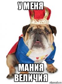 у меня мания величия