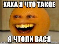 хаха я что такое я чтоли вася