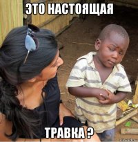 это настоящая травка ?