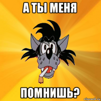 а ты меня помнишь?