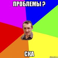 проблемы ? ска