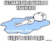 бескамерные шины в ташкенте будут в 2070 году!